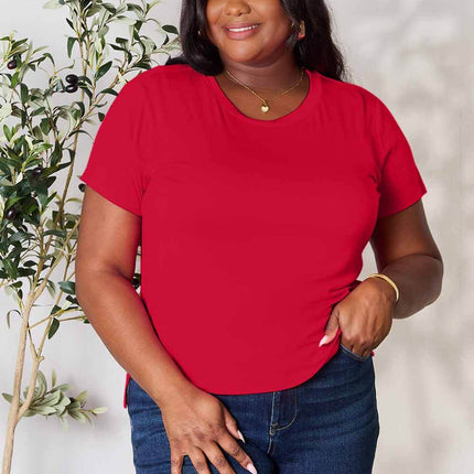Basic Bae Full Size Round Neck Short Sleeve T-Shirt - MimiStylez