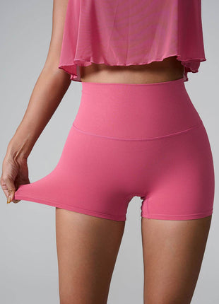 High Waist Active Shorts - MimiStylez