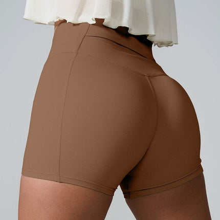 High Waist Active Shorts - MimiStylez