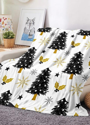 Christmas Printing Flannel Blanket