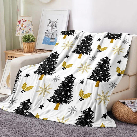 Christmas Printing Flannel Blanket