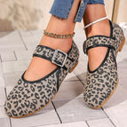 Gray Leopard Print