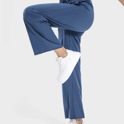 Drawstring Pocketed Active Pants - MimiStylez