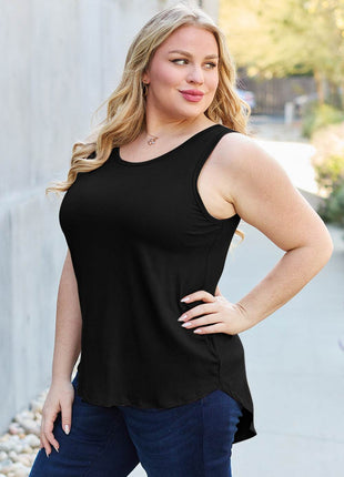 Basic Bae Full Size Round Neck Tank - MimiStylez