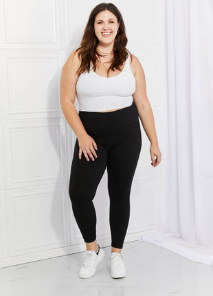 Leggings Depot Full Size Strengthen and Lengthen Reflective Dot Active Leggings - MimiStylez