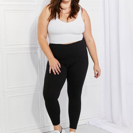 Leggings Depot Full Size Strengthen and Lengthen Reflective Dot Active Leggings - MimiStylez