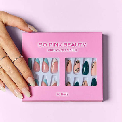 SO PINK BEAUTY Press On Nails 2 Packs - MimiStylez