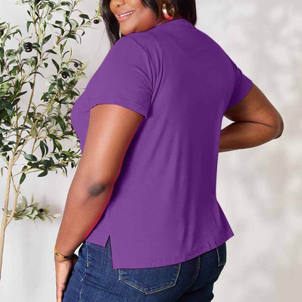 Basic Bae Full Size Round Neck Short Sleeve T-Shirt - MimiStylez
