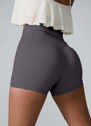 High Waist Active Shorts - MimiStylez