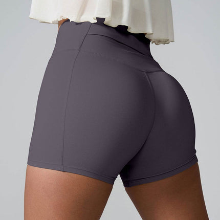 High Waist Active Shorts - MimiStylez
