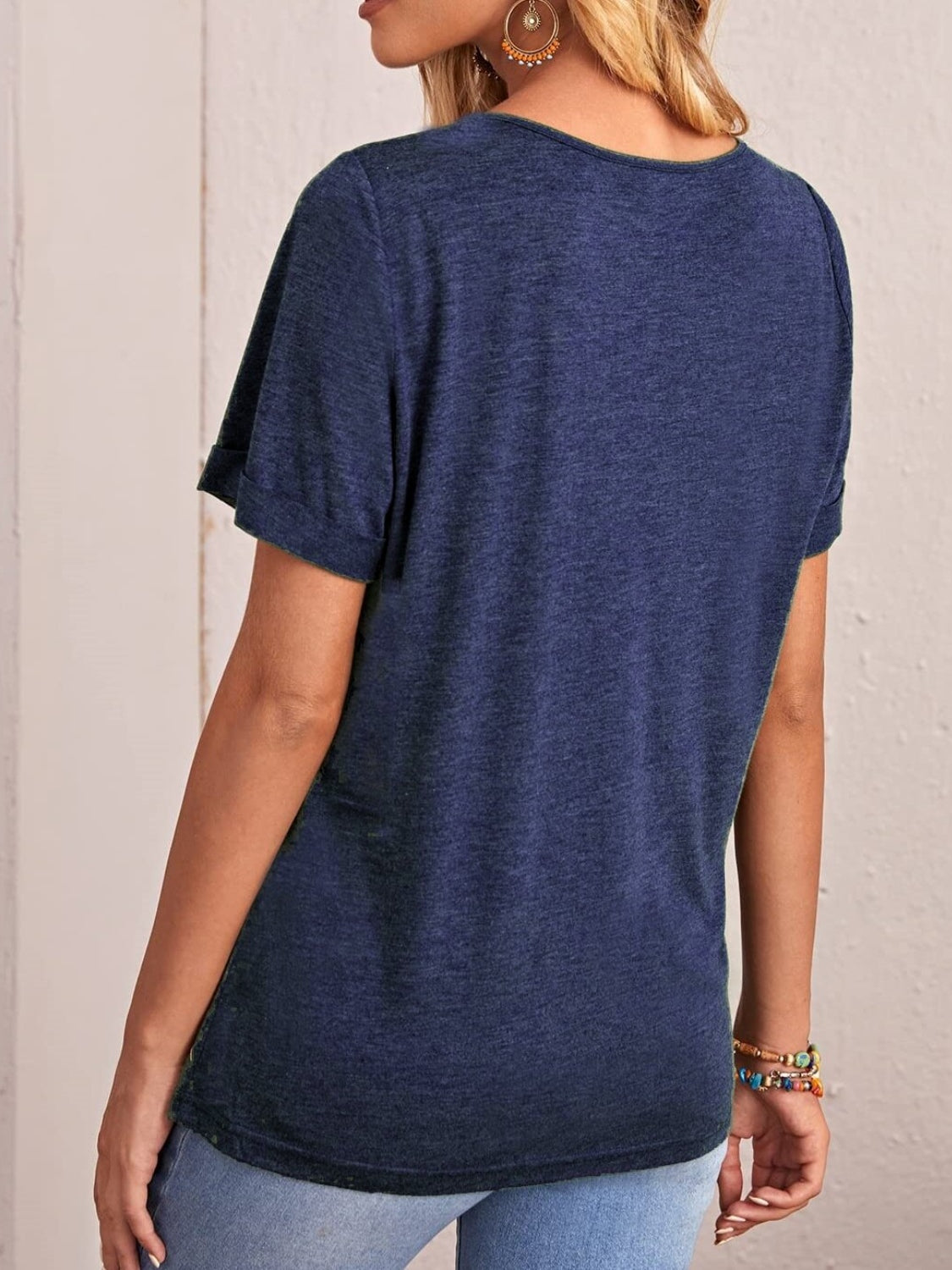 Round Neck Short Sleeve T-Shirt