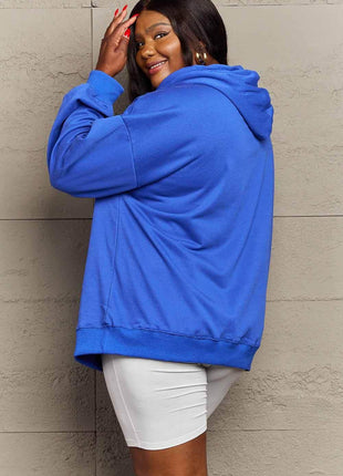 Simply Love Simply Love Full Size Dropped Shoulder Star & Moon Graphic Hoodie - MimiStylez