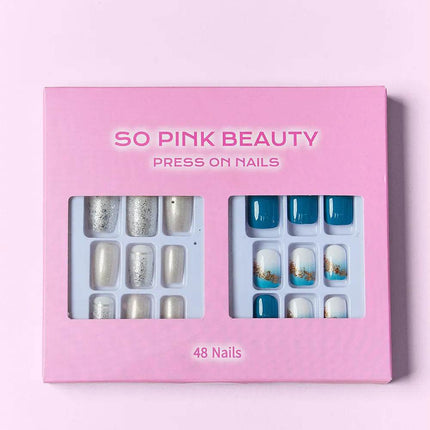 SO PINK BEAUTY Press On Nails 2 Packs - MimiStylez