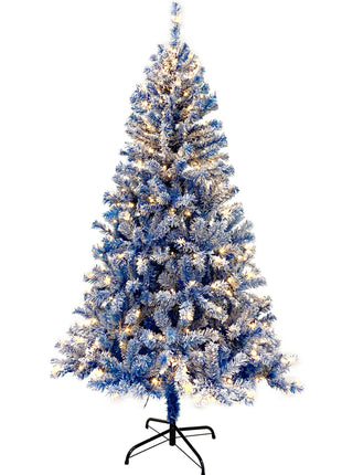 6FT Hinged Pre Lit Fir Christmas Tree