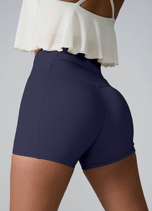High Waist Active Shorts - MimiStylez