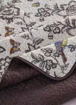 Christmas Pure Cotton Water Quilt Three-piece Set