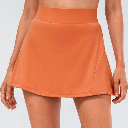 High Waist Pleated Active Skirt - MimiStylez