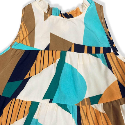 Printed Mock Neck Mini Dress - MimiStylez