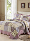 2745 Purple / Bedspread Plus Pillowcase
