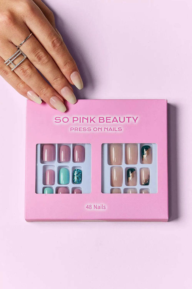 SO PINK BEAUTY Press On Nails 2 Packs - MimiStylez