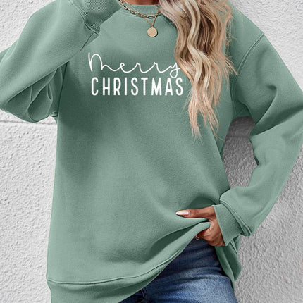 MERRY CHRISTMAS Dropped Shoulder Sweatshirt - MimiStylez