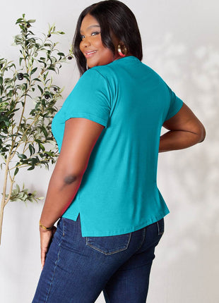 Basic Bae Full Size Round Neck Short Sleeve T-Shirt - MimiStylez