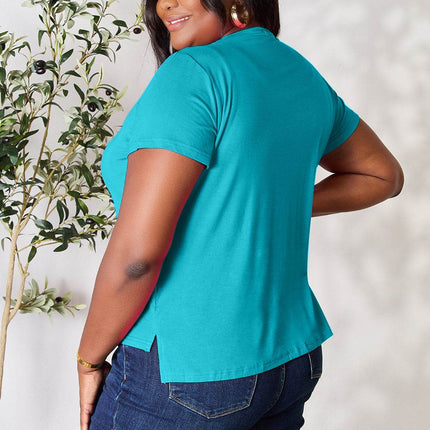 Basic Bae Full Size Round Neck Short Sleeve T-Shirt - MimiStylez