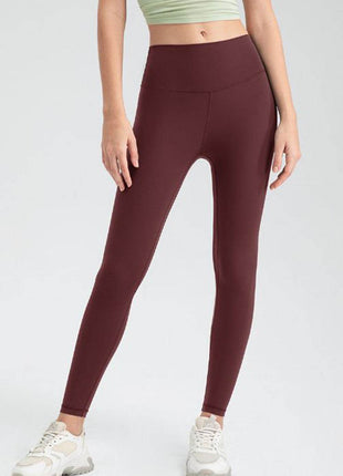 Wide Waistband Slim Fit Active Leggings - MimiStylez