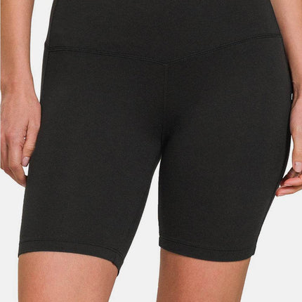 Zenana High Waist Active Shorts - MimiStylez