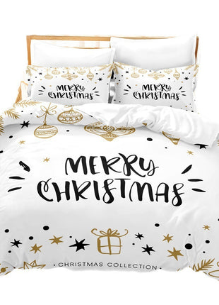 Christmas Digital Printed Duvet Bedding Set