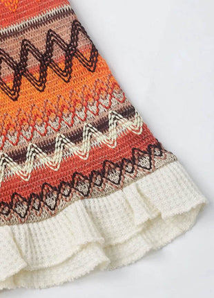 Perfee Backless Square Neck Mini Knit Dress - MimiStylez