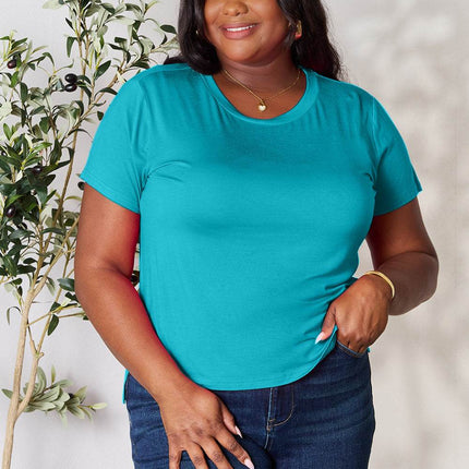 Basic Bae Full Size Round Neck Short Sleeve T-Shirt - MimiStylez