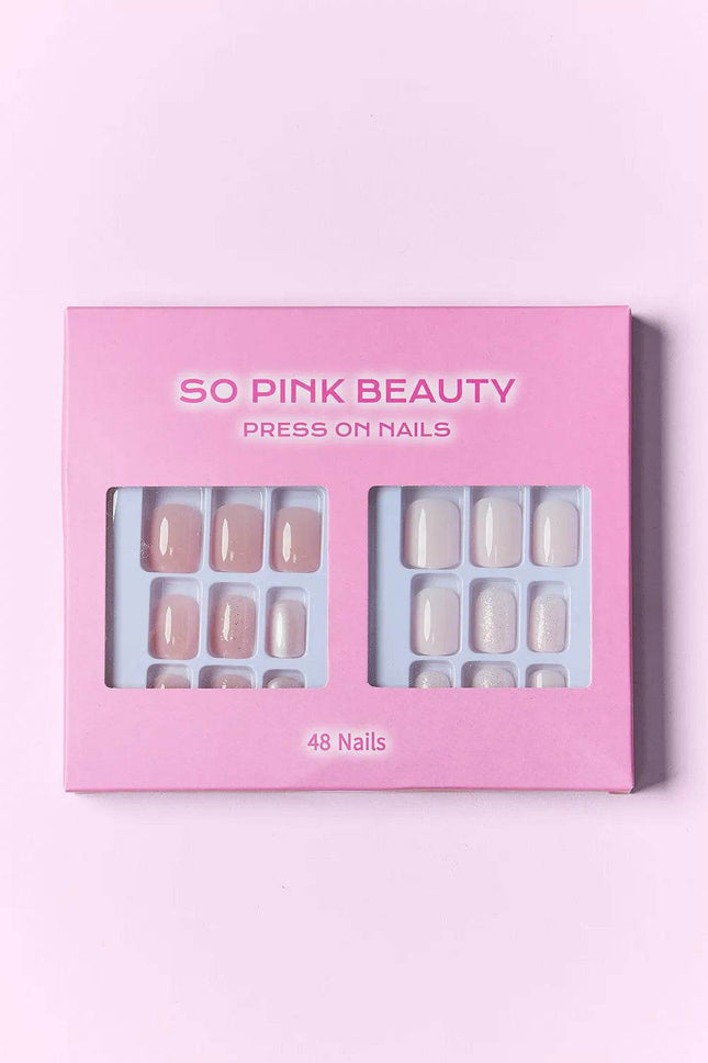 SO PINK BEAUTY Press On Nails 2 Packs - MimiStylez