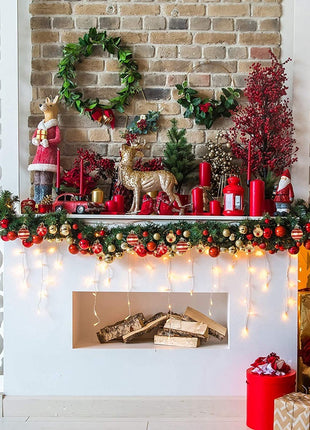 4CM, 50CM Hand Made Christmas Ball Decorations