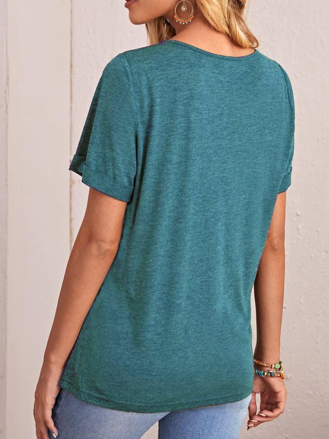 Round Neck Short Sleeve T-Shirt