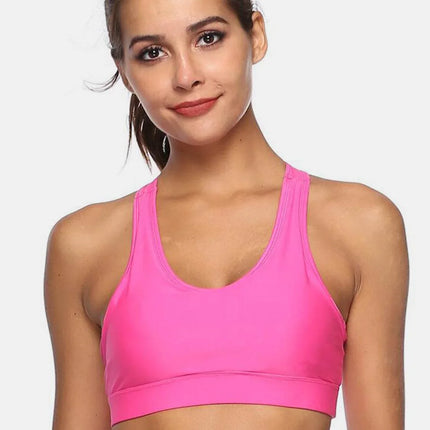 Cutout Scoop Neck Active Tank - MimiStylez