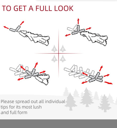 Prelit Christmas 4-Piece Set, Garland Wreath And Set Of 2 Entrance Trees With Warm White LED Lights, Red Berries, Pine Cones, Green