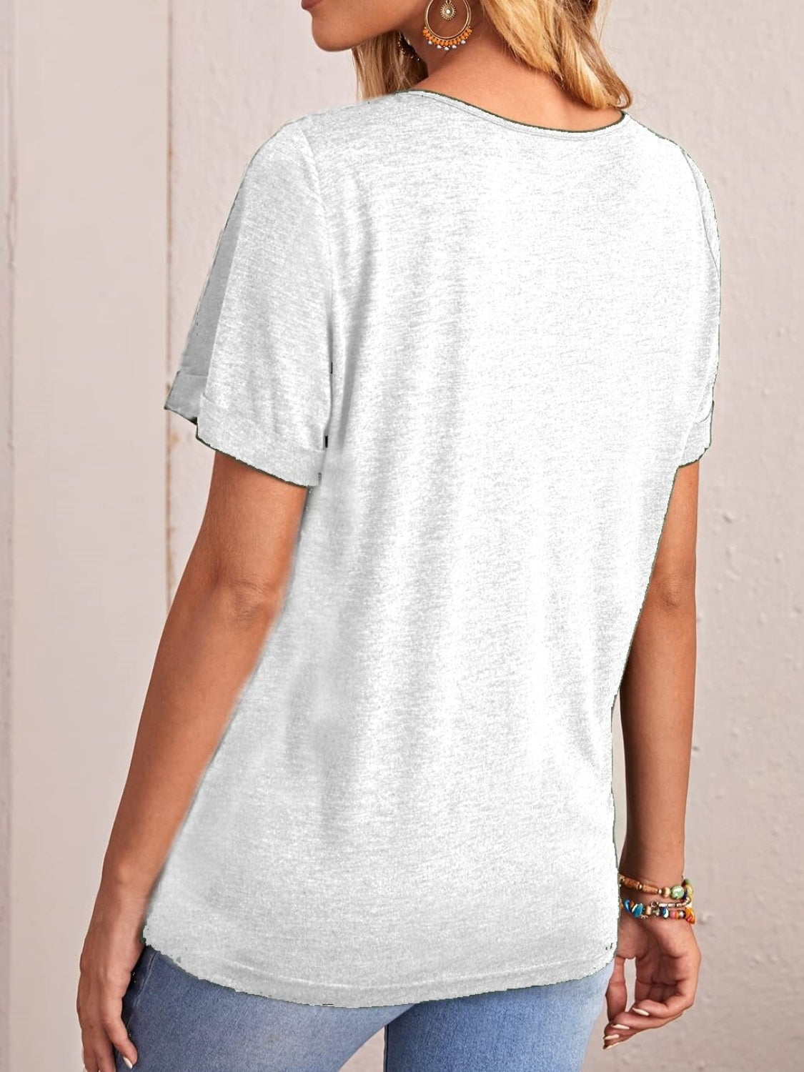 Round Neck Short Sleeve T-Shirt