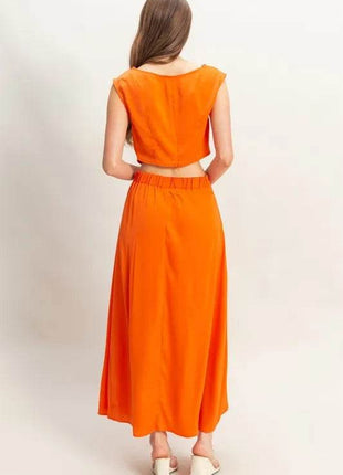 HYFVE Sleeveless Top and Maxi Skirt Set - MimiStylez