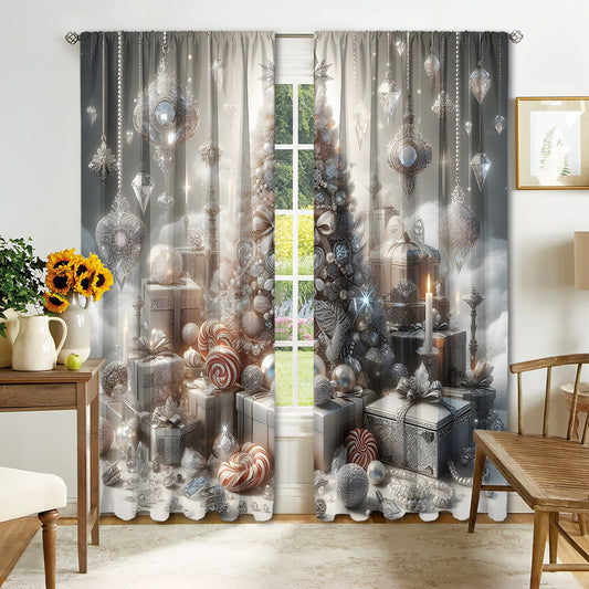 Christmas Curtain 3D Printing Curtain