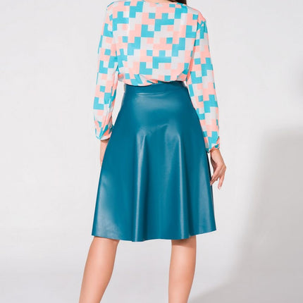 Elegant Blouse with Bow - Tie Neck & Teardrop Detail - MimiStylez