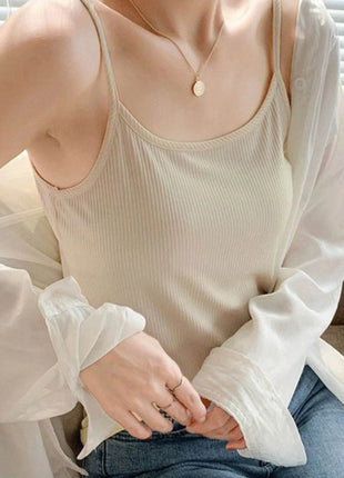 Plus Size Scoop Neck Cami Top - MimiStylez