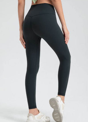 Wide Waistband Slim Fit Active Leggings - MimiStylez