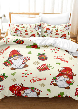 Christmas Digital Printed Duvet Bedding Set