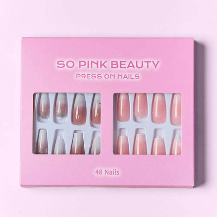 SO PINK BEAUTY Press On Nails 2 Packs - MimiStylez