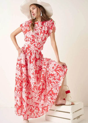 Mittoshop Tropical Print Top and Skirt Set - MimiStylez