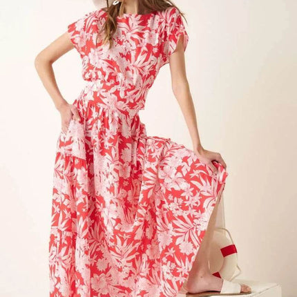 Mittoshop Tropical Print Top and Skirt Set - MimiStylez