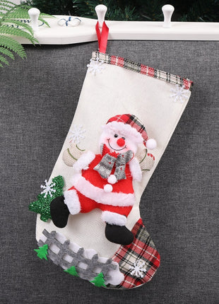 Christmas Stockings - Decorations Santa Claus Stocking Christmas Bag
