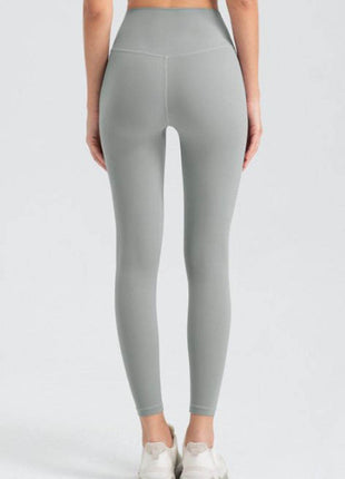 Wide Waistband Slim Fit Active Leggings - MimiStylez