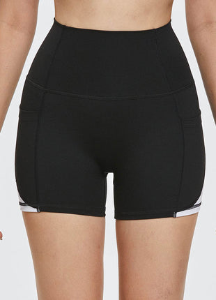 High Waist Active Shorts - MimiStylez